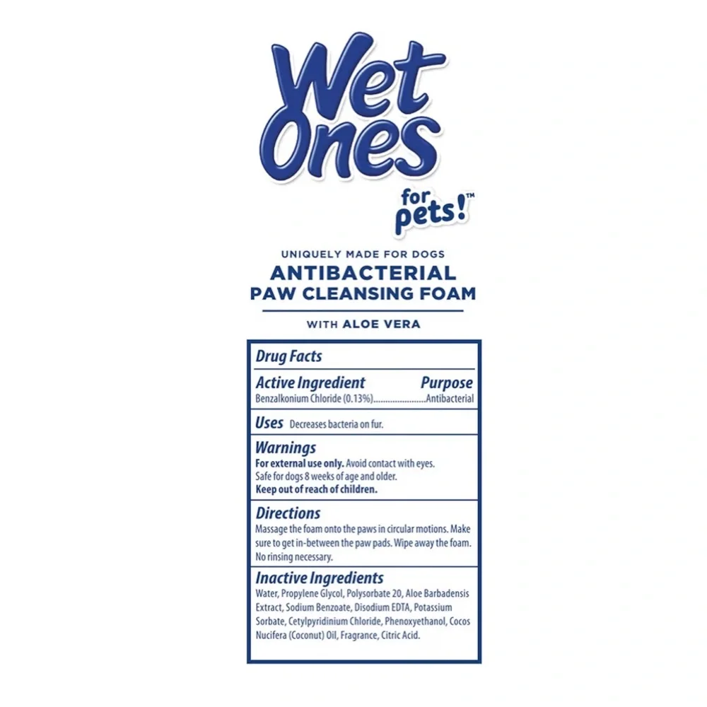 Wet Ones Antibacterial Dog Paw Cleaner